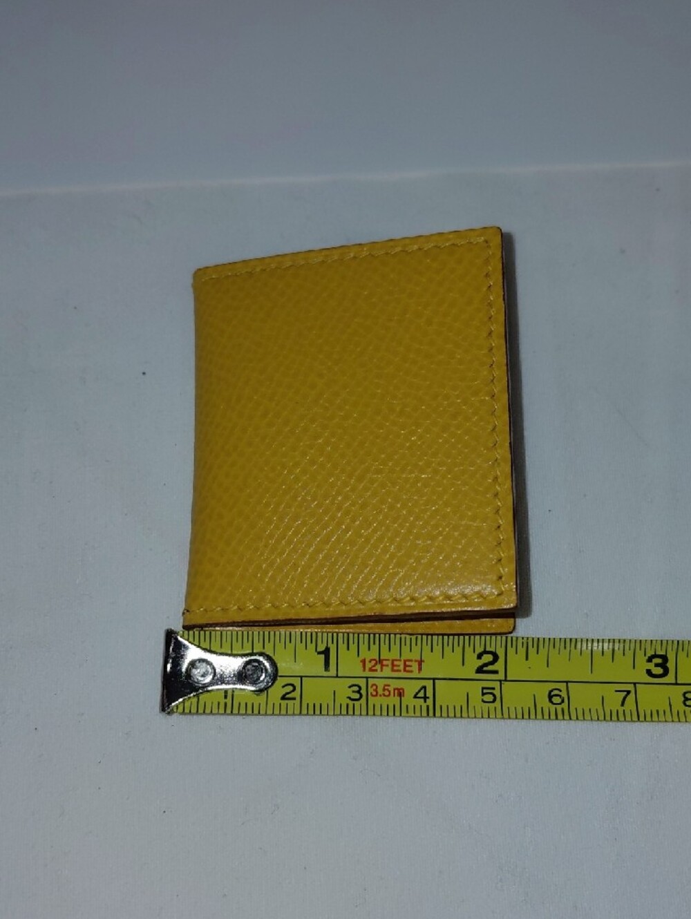 LOW START!! Hermes Yellow Epsom Calfskin Leather Mini Photo Album!VGC - Picture 8 of 10